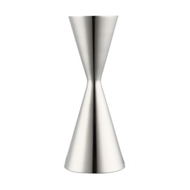 Debrabby Silver Double Jigger Premium Japanese Style Slim Measuring 2 OZ 1 OZ Jigger,Double Cocktail Jigger,Japanese Jigger Bar Tool for Bar Home Party Wine Drink(304 SS)