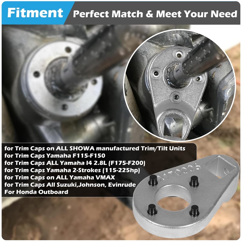 Trim/Tilt Pin Wrench AMT0006-32mm x 4.5/4mm Remove Trim Tilt Caps