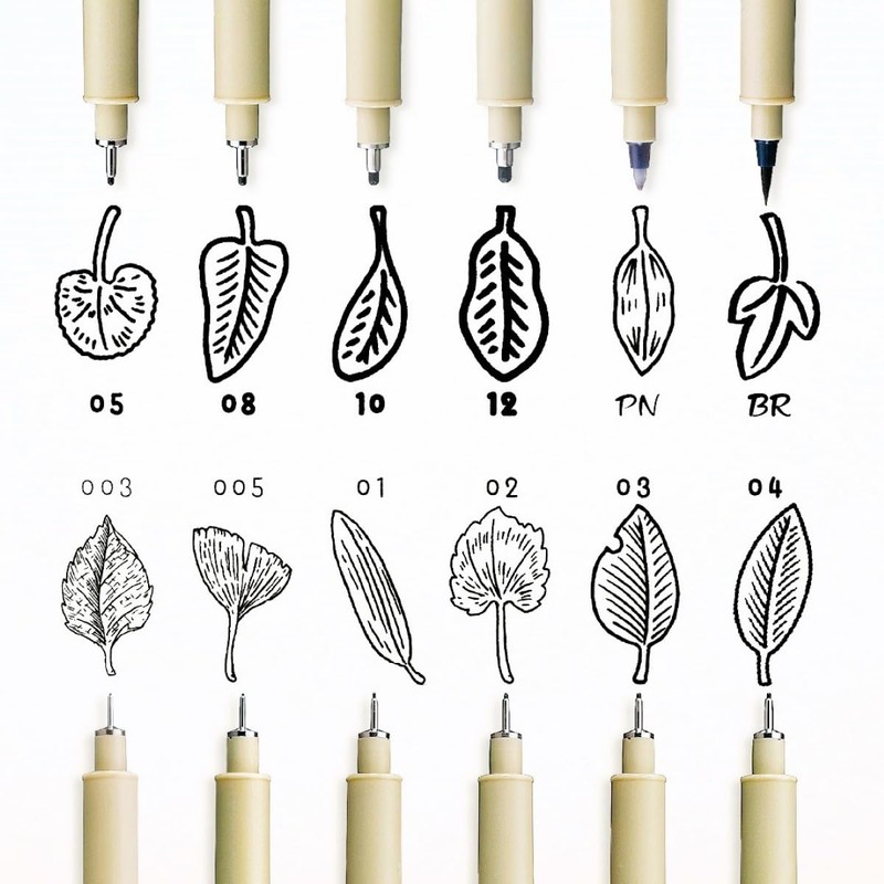 Pigma Micron Pen .25mm Open Stock-Rose