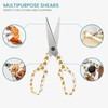 Belle Vous Robust Kitchen Scissors Set with Blade Cover -