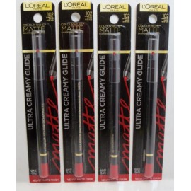 L'Oréal L'OREAL COLOUR RICHE MATTE LIP LINER102 IN-MATTE UATED WITH YOU 0.04 OZ 4 PC LOT
