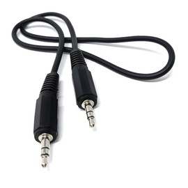 DRUT 25cm 3.5mm to 3.5mm Aux Cable Audio Lead Stereo Headphone Mini Jack Male to Male Auxiliary Cord Compatible with Car Audio, TV, PC, Tablet, Laptop, MP3, Speaker (Black Nickel Connectors, 0.25m)