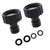 Akiuhen 3/4 inch hose connector threaded faucet adapter outdoor hose
