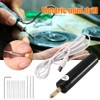 QOTSTEOS 0.7-1.2mm Micro Electric Hand Drill Set for Resin, Cordless