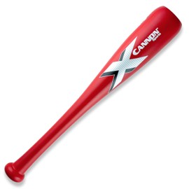 Cannon Sports One Hand Bat Trainer for Baseball and Softball, Develop Swing Mechanics, Birchwood (Red, 18 Inch)
