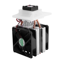 Thermoelectric Cooler, 12 V Semiconductor Cooling, Thermoelectric Peltier Air Cooling Dehumidification System for Cooling in Small Spaces