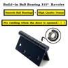 Stainless Steel Matte Black 4 inch Door Hinges,Interior Door Hinge，Heavy