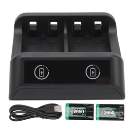 Rechargeable Battery Packs for XboxSeries X/S 2650mAh Fast Charging LED Indicator Controller Battery