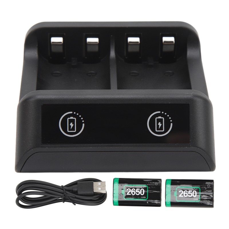 Rechargeable Battery Packs for XboxSeries X/S 2650mAh Fast Charging LED