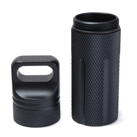 EDC Survival Container Capsule Waterproof Pill Case Waterproof Pill Holder for Camping Hiking and Climbing