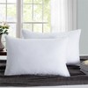 Peace Nest Set of 2 Goose Feather Bed Pillows Medium-Firm