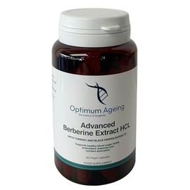 OptimumAgeing Advanced Berberine HCl 500mg with Turmeric & Black Pepper – Metabolism & Digestive Support – High Absorption Formula – Non-GMO, Gluten-Free – 60 Vegan Capsules