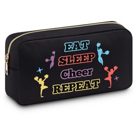 Cheerleading Gifts for Women Makeup Bag Cheer Gifts for Women Cheerleading Bag for Women Teammates Toiletry Accessories Gifts Cheer Gifts for Cheerleaders Christmas Birthday Gifts for Women Her