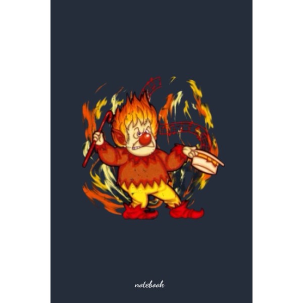 Heat Miser Notebook: Wide Ruled Lined Paper Journal, 120 Pages,