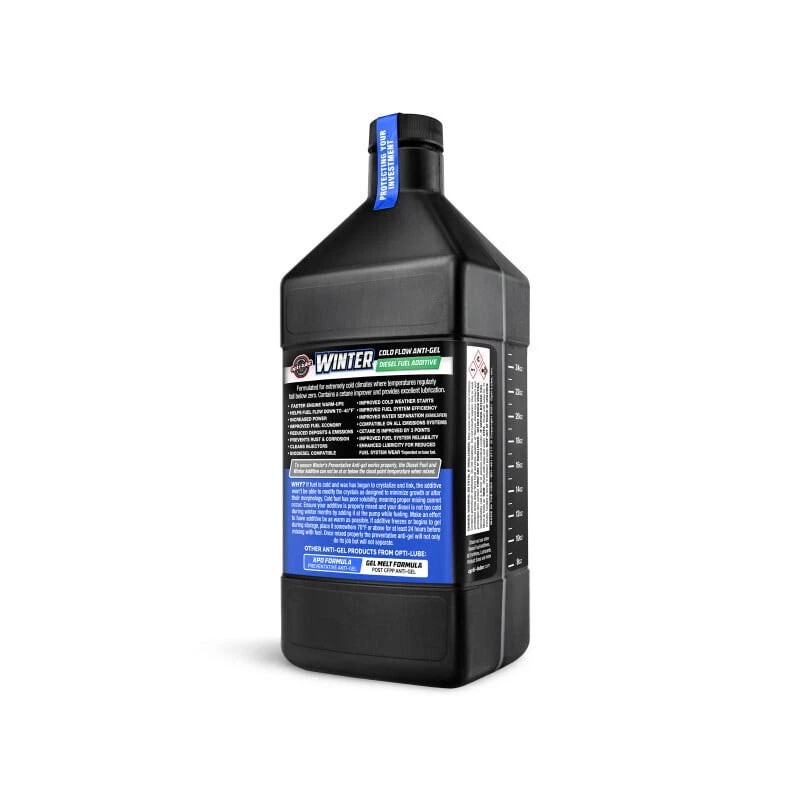 Opti-Lube Winter Formula Diesel Fuel Additive - Quart Treats up