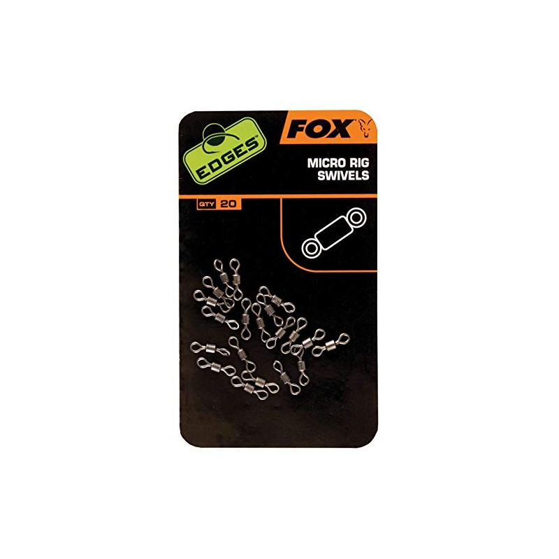 Fox Edges Micro Rig Swivels - 20 Stück