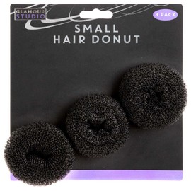 VFM - Small Black Hair Donuts - Glamour Studio (3 Pack)