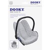 Original Dooky Seat Cover Light Grey Crowns for Baby Car