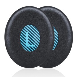 Replacement Ear Pads Compatible with Bose OE2/OE2i/SoundTrue SoundLink On-Ear Wireless Headphones, Akkiv Replacement Ear Pads Made of Protein Leather and Memory Foam (Black and Blue)
