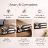 1 PCS Cartello WiFi in Legno con Pennarello, 22x10 cm,
