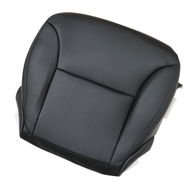 NLQR Driver Bottom Non-Perforated Microfiber Leather Seat Cover Compatible with