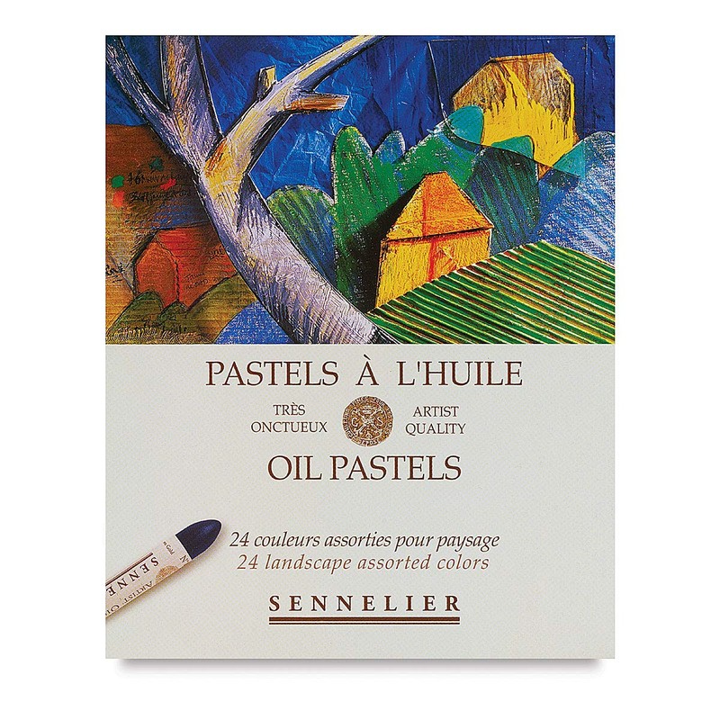 Sennelier Artists Oil Pastels - Set of 24 x Landscape