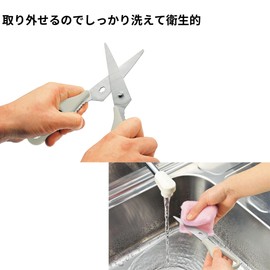 Takagi 68-0451-69 Stainless Steel Kitchen Scissors Removable 1 Piece