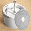 JECOMPRIS 3pcs Washable Mop Heads Replacement for Floor Cleaning Reusable