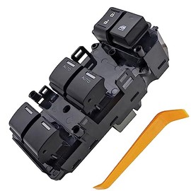 Pzeelbe Power Window Control Switch Button & Front Driver Side Door Lock Switch & Mirror Switch for 2009 2010 2011 2012 2013 2014 Acura TSX 35750TL2A12 35750-TL2-A12