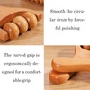 2 Pcs Wooden Massage Roller, Back Massage Roller, 5.91x3.15 Inch