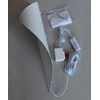 "Big Reveal" LED Corner Light 18" White Curved Metal