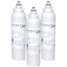 Maxblue ADQ73613401 Refrigerator Water Filter, Replacement for LG LT800P, ADQ73613402, ADQ73613408, ADQ75795104, Kenmore 9490, LSXS26326S, LMXC23746S, WF-LT800P, 469490, LMXC23746D (Pack of 3)