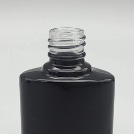 YuanHolumid Clear Portable Refillable Nail Polish Varnish Bottle Compact and Leakproof Glass Refillable Cosmetic Containers with Brush for Nail Care, Refillable Containers (10ml)