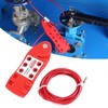 Adjustable Cable Lockout Fish Shaped Stainless Steel Safety Cable Lock