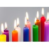 Pack of 16 Taper Candles Neon Green, Candles, Crown Candles,