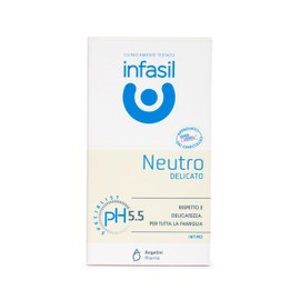 Infasil, Detergente Intimo Neutro pH Specialist, Detersione Delicata, Formula a pH Fisiologico, Clinicamente Testato su Pelli Sensibili, Rispetto e Delicatezza per Tutta la Famiglia, 200 ml