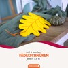 Papierdrachen Felt Leaves Craft Set for Threading - Autumn Decoration
