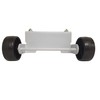 Hiland SGT-WHLS-SS Wheel Set for Square Glass Tube Patio Heater,