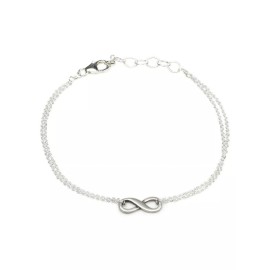 Dogeared Sterling Silver Infinite Love Bracelet Perfect valentine's day gift