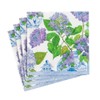 Caspari Hydrangeas and Porcelain Paper Cocktail Napkins - 20 Per
