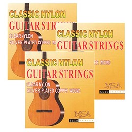 MSA 3 x Guitar Strings Nylon Strings for Classic Concert Guitar SC10028043