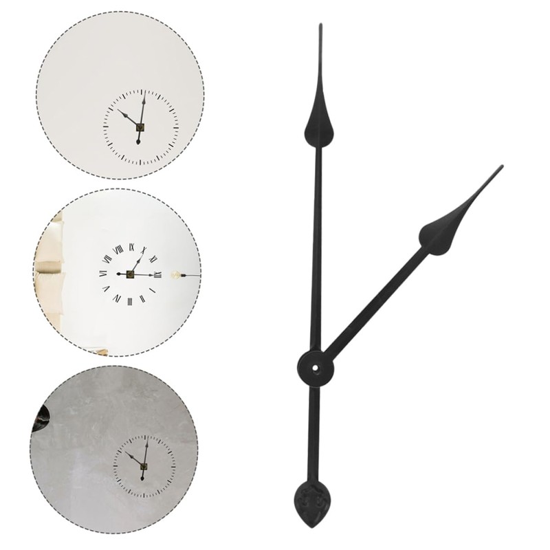 GRIRIW DIY Clock Mechanism Parts 5 Sets Metal Wall Clock