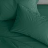 Catherine Lansfield Easy Iron Percale Standard Pillowcase Pair Dark Green