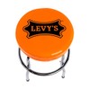 Levy's Leathers Steel Frame Studio Stool with 300lbs Weight Capacity