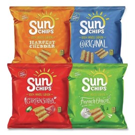 SunChips Variety Mix, Assorted Flavors, 1.5 Oz Bags, 30 Bags/box