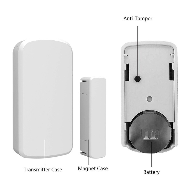 Wolf Guard MC-06A 433MHz Wireless Door Windows Sensor, Signal to