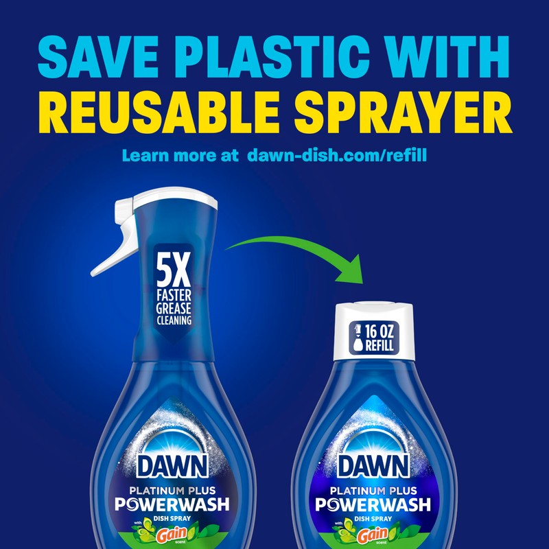 Dawn Powerwash Gain Original Dish Spray, Liquid Dish Soap 2