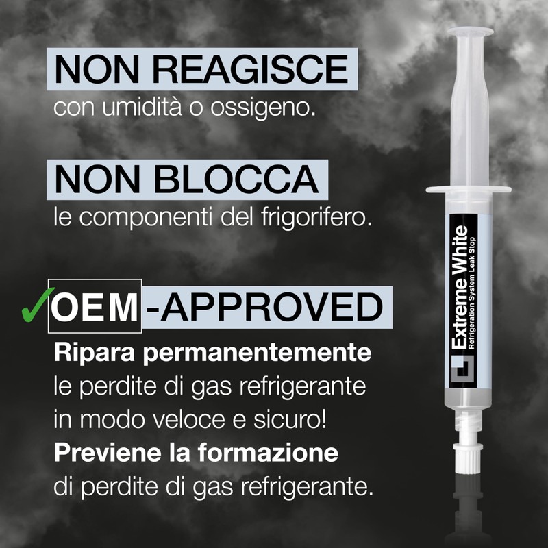 Errecom Extreme White, Turafalle per Frigoriferi con compressore ermetico e