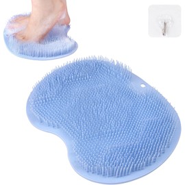 Limpiador de pies para ducha ACWOO con masajeador y ventosas antideslizantes