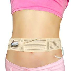 PD Catheter Belt Feeding Tube Belt G Tube Protective Fixation Device Peg Tube Cover Peritoneal Dialysis Catheter Holder for Abdominal Dialysis Patients (Off white, S)